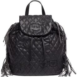 Plecaki damskie: Plecak w kolorze czarnym - (S)28 x (W)35 x (G)16 cm