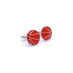 Spinki do mankietów - piłki do koszykówki U156. Spinki do mankietów męskie Modini Moda Męska, ze stali. Za 49,51 zł.