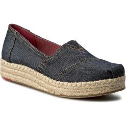Espadryle damskie: Espadryle TOMS – Platform Alpargata 10009737 Navy Denim
