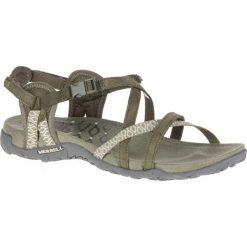 Merrell Sandały damskie Terran Lattice Ii Dusty Olive 3 (36). Zielone sandały damskie Merrell, w paski, z nubiku, sportowe, bez obcasa, z paskami. W wyprzedaży za 289,00 zł.