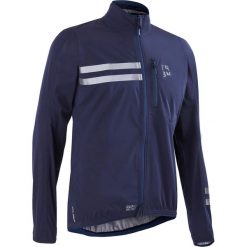 Kurtka przeciwdeszczowa na rower RC500. Czarne kurtki męskie TRIBAN, s, bez wzorów, z poliesteru, bez kaptura. Za 219,99 zł.