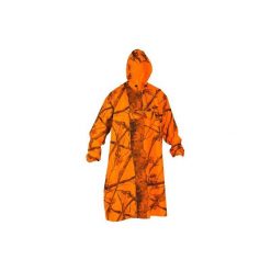 Ponczo myśliwskie Camo fluo. Brązowe poncza SOLOGNAC, z materiału. Za 169,99 zł.