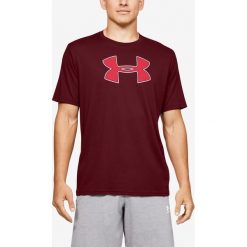 Under Armour Big Logo Koszulka Czerwony. Czerwone podkoszulki męskie Under Armour, l, z nadrukiem, z bawełny, z krótkim rękawem. Za 119,95 zł.