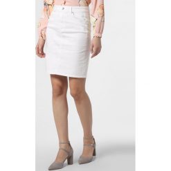 Marc Cain Essentials - Jeansowa spódnica damska, biały. Białe spódniczki damskie Marc Cain Essentials, uniwersalny, bez wzorów, z jeansu, klasyczne. Za 529,95 zł.