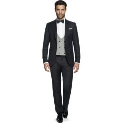 Garnitur lorenzo 313 granatowy slim fit. Niebieskie garnitury męskie marki Recman, bez wzorów. Za 1149,00 zł.