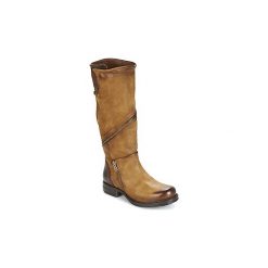 Kozaki Airstep / A.S.98 SAINT EC ZIP. Pomarańczowe kozaki damskie marki Airstep / A.S.98, bez obcasa, bez zapięcia. Za 1055,20 zł.