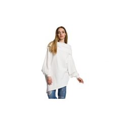 Tuniki Moe M355 Asymetryczna bluza z szerokim kołnierzem. Szare tuniki damskie marki Moe, m. Za 129,00 zł.