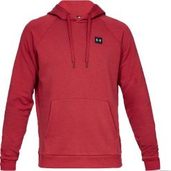 Under Armour Rival Fleece Po Hoodie 1320736-651. Czerwone bluzy męskie Under Armour, m, bez wzorów, z bawełny, bez kołnierzyka, bez rękawów, bez kaptura. W wyprzedaży za 169,99 zł.