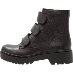 Botki damskie: Steve Madden WAYNE Botki na platformie black