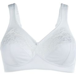 Triumph Allegra Biustonosz Biały. Białe biustonosze Triumph, w koronkowe wzory, z elastanu. Za 223,95 zł.