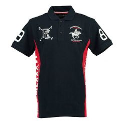 T-shirty chłopięce z krótkim rękawem: Koszulka polo „Kevian” w kolorze granatowym