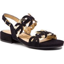 Sandały TAMARIS - 1-28239-22 Black/Gold 024. Klapki damskie Tamaris. W wyprzedaży za 179,00 zł.