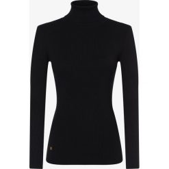 Lauren Ralph Lauren - Damska koszulka z długim rękawem, niebieski. Niebieskie koszulki damskie Lauren Ralph Lauren, s, bez wzorów, z bawełny, eleganckie, z golfem, z długim rękawem. Za 299,95 zł.