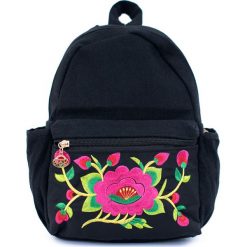 Plecaki damskie: Art of Polo Plecak damski Single flower czarny
