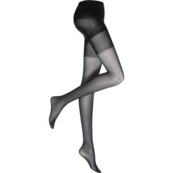Rajstopy z efektem push-up bonprix czarny. Czarne rajstopy damskie marki bonprix. Za 29,99 zł.