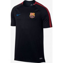 Nike Koszulka męska FCB M BRT SQD Top SS czarna r. L (854253 011). Czerwone koszulki sportowe męskie marki Nike, s, z poliesteru. Za 135,20 zł.