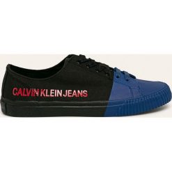 Calvin Klein - Buty. Czarne sneakersy męskie Calvin Klein, z gumy, na sznurówki. W wyprzedaży za 419,90 zł.