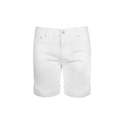Szorty i Bermudy Pepe jeans PM800543TA3 / Cane. Białe spodenki i szorty męskie Pepe Jeans, m, bez wzorów, z jeansu. Za 189,00 zł.