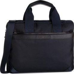 Torba na laptopa TOMMY HILFIGER - Nylon MIx Slim Computer Bag AM0AM05023 CJM. Niebieskie torby męskie skórzane TOMMY HILFIGER, bez wzorów, ze skóry ekologicznej. W wyprzedaży za 499,00 zł.