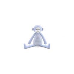 Przytulanki i maskotki: BELLYBUTTON Przytulanka Małpka white/light blue striped
