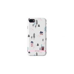 Etui na iPhone 7 – Snow Town. Białe etui damskie marki Creattack, z tworzywa sztucznego. Za 41,94 zł.