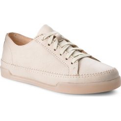 Półbuty CLARKS - Hidi Holly 261310304 White Leather. Brązowe półbuty damskie skórzane Clarks, na płaskiej podeszwie. W wyprzedaży za 229,00 zł.