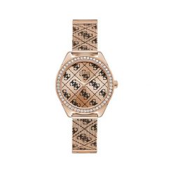 Zegarek GUESS - Claudia Mesh W1279L3 ROSE GOLD. Różowe zegarki damskie Guess. Za 899,00 zł.