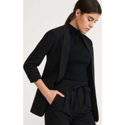 Marynarka - Czarny. Czarne marynarki damskie Reserved, bez wzorów. Za 139,99 zł.