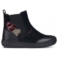 Geox Buty Za Kostkę Dziewczęce Hadriel 27 Czarne. Czarne buty dziewczęce zimowe Geox, za kostkę, bez zapięcia. Za 335,00 zł.
