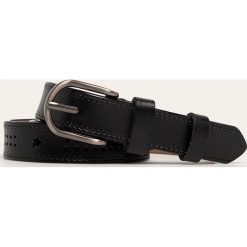 Answear - Pasek. Czarne paski damskie ANSWEAR, w paski, ze skóry. Za 49,90 zł.