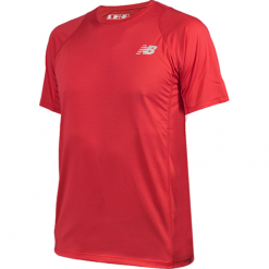New Balance MT53717RD. Koszulki męskie New Balance, na jesień, xxl, bez wzorów, z materiału, sportowe, bez kołnierzyka, bez rękawów. W wyprzedaży za 29,99 zł.