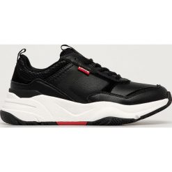 Levi's - Buty. Czarne buty sportowe damskie Levi's®, bez wzorów, ze skóry, sportowe. Za 339,90 zł.