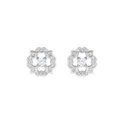 Kolczyki z kryształami Swarovski. Szare kolczyki damskie Swarovski, Thomas Sabo, z kryształem. W wyprzedaży za 259,95 zł.