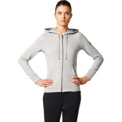 Bluzy rozpinane damskie: Adidas Bluza damska ESS SOLID FZ HD szara r. XS (S97086)