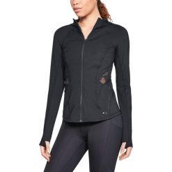 Under Armour Breathelux Bonded Cutout Bluza Czarny. Czarne bluzy damskie xxl, z elastanu. Za 619,95 zł.