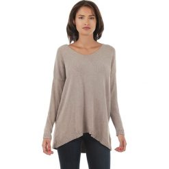 Sweter w kolorze szarobrązowym. Szare bez kategorii L'étoile du cachemire, z kaszmiru, z okrągłym kołnierzem. W wyprzedaży za 129,95 zł.