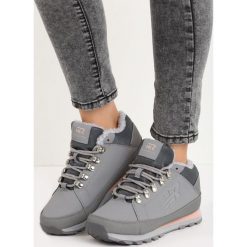 Szare Buty Sportowe Cold Hands. Szare buty zimowe damskie Born2be, z materiału. Za 129,99 zł.