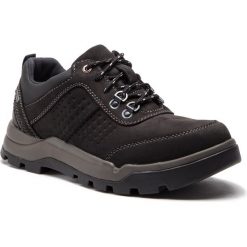 Półbuty CLARKS - Un Atlas LoGtx GORE-TEX 261369657 Black Nubuck. Czarne półbuty męskie Clarks, na co dzień, bez wzorów, ze skóry, klasyczne, bez zapięcia. W wyprzedaży za 329,00 zł.