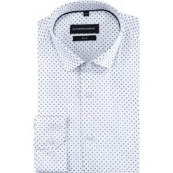 Koszula SIMONE slim KDBS000425. Białe koszule męskie marki Giacomo Conti, na lato, m, bez wzorów, z bawełny, z klasycznym kołnierzykiem, z długim rękawem. Za 199,00 zł.