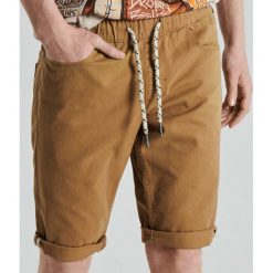 Szorty - Beżowy. Brązowe spodenki i szorty męskie Cropp, m, bez wzorów. Za 79,99 zł.