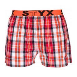 Styx Bokserki Męskie M, Czerwony. Czerwone bokserki męskie marki Styx, z bawełny. Za 57,00 zł.