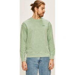 Levi's - Bluza. Zielone bluzy męskie Levi's®, s, bez wzorów, z bawełny, z okrągłym kołnierzem, bez rękawów, bez kaptura. W wyprzedaży za 199,90 zł.