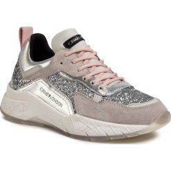 Sneakersy CRIME LONDON - Komrad 2.0 25209PP2.25 Silver. Szare półbuty damskie Crime London, na co dzień, bez wzorów, ze skóry, bez obcasa, na płaskiej podeszwie, bez zapięcia. Za 729,00 zł.