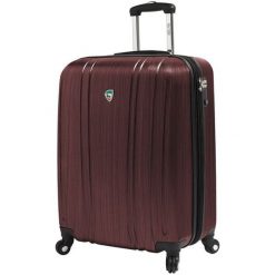Mia Toro Walizka Podróżna m1093/3-S Burgund. Czerwone walizki marki Mia Toro, bez wzorów, eleganckie. Za 341,00 zł.