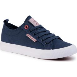 Tenisówki CROSS JEANS - DD2R4022CSS20 Navy. Niebieskie półbuty damskie Cross Jeans, bez wzorów, z jeansu, bez zapięcia. Za 89,00 zł.