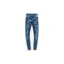 Jeansy skinny G-Star Raw D07113 9425 SHAPE HIGH. Niebieskie jeansy damskie G-Star RAW, bez wzorów, z jeansu. Za 475,58 zł.