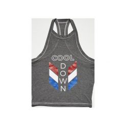 WEMBLEY COOLDOWN TANK TOP. Szare topy damskie Girls rule, l, bez wzorów, bez kołnierzyka. Za 129,00 zł.