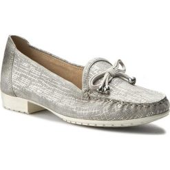Mokasyny CAPRICE - 9-24600-28 Grey Multi 221. Szare mokasyny damskie Caprice, ze skóry, na płaskiej podeszwie. W wyprzedaży za 149,00 zł.