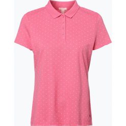 Esprit Casual - Damska koszulka polo, różowy. Czerwone bluzki sportowe damskie marki Esprit Casual, m, w kropki. Za 129,95 zł.