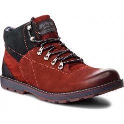 Trapery LASOCKI FOR MEN - MI07-A355-A206-01BIG Czerwony. Czerwone buty zimowe męskie marki Lasocki For Men, ze skóry. Za 229,99 zł.